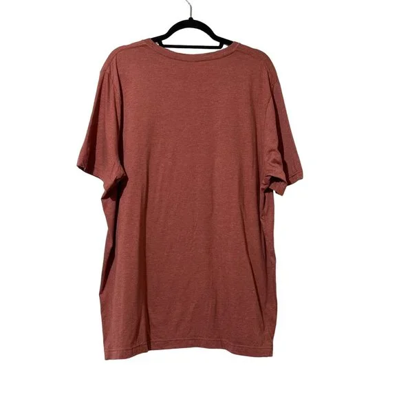 Bella Canvas size 2XL orange Pugkin Spice Latte short sleeve cotton blend tee - Picture 3 of 7